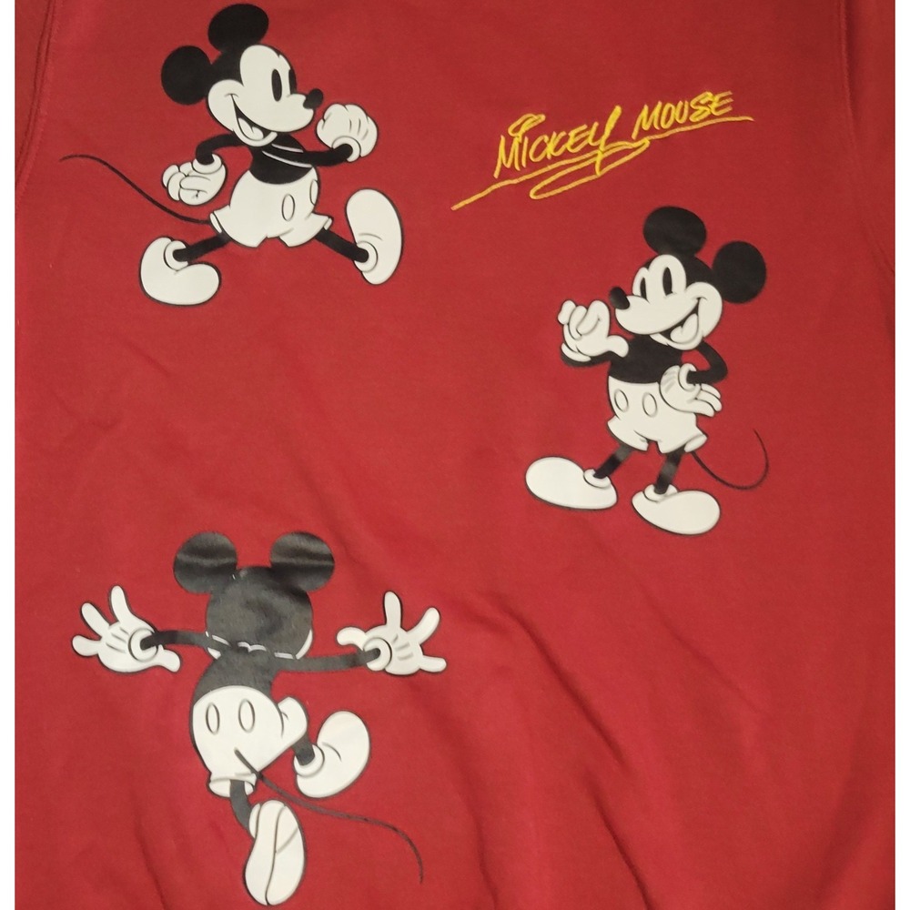 Disney Mickey Mouse Cartoons All Over Print Sweatshirt Retro Vintage Style M - Picture 2 of 7